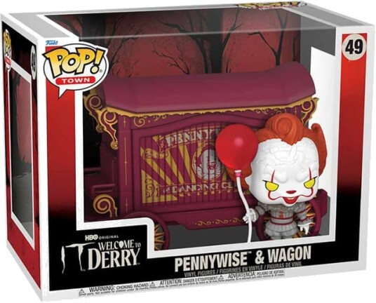 Funko Welcome to Derry actionfigur Pennywise & Wagon