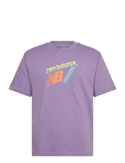 New Balance Neon T Shirt Purple M
