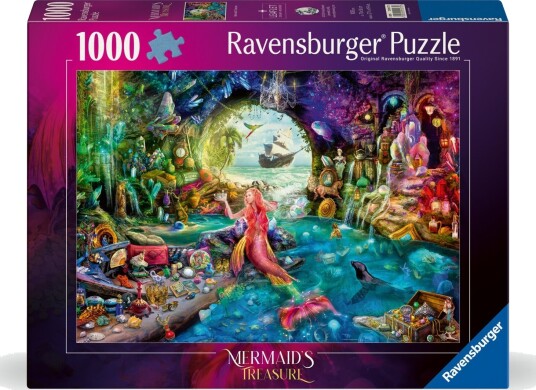 Ravensburger Puslespill 1000 Havfruens Skatt