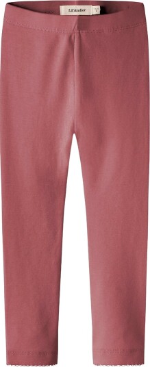 Lil" Atelier Leggings NmfGayo Slim Visnet Rose Lil Atelier 5 år (110) Leggings Bordeaux Rosa