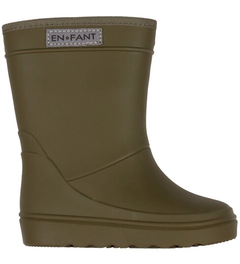 En Fant Rain Boots Solid - Green - 31