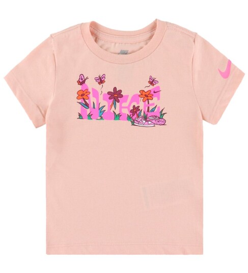 Nike T skjorte   Floral   Arctic Oransje   Nike   5 år 110   T skjorte   Rosa