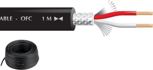 Monacor Mlc-52/Sw Fiberoptisk 50 M Sort Monacor Mlc-52/Sw Fiberoptisk 50 M Sort
