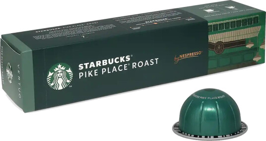 Starbucks | Pike Place® Roast 10 mug kapsler til Nespresso® Vertuo