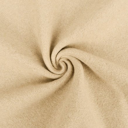 Fleecestoff 150 cm 651 - Lys beige Fleecestoff 150 cm 651 - Lys beige