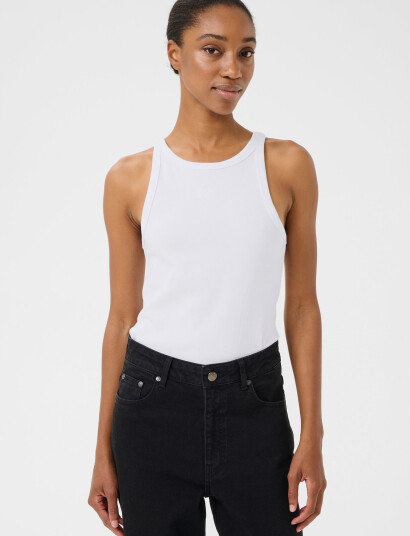 Gestuz Gzdrew Logo Tank 2.0 - White - XL Gestuz Gzdrew Logo Tank 2.0 - White - XL