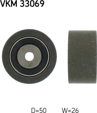 Løpehjul, vifterem SKF VKM 33069