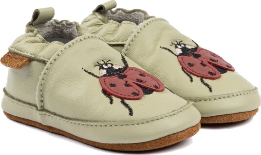 Mikk line Leather Slipper 3D Green 12/18M
