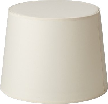 Lampeskjerm Emma Cabana Høyde 22,0 Cm Krem