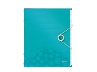 Leitz WOW, Polypropylen (PP), Blå, Metallisk, A4, 265 mm, 320 mm, 410 g