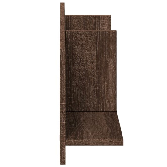 Veggskap 100x16,5x30 cm brun eik konstruert tre Veggskap 100x16,5x30 cm brun eik konstruert tre