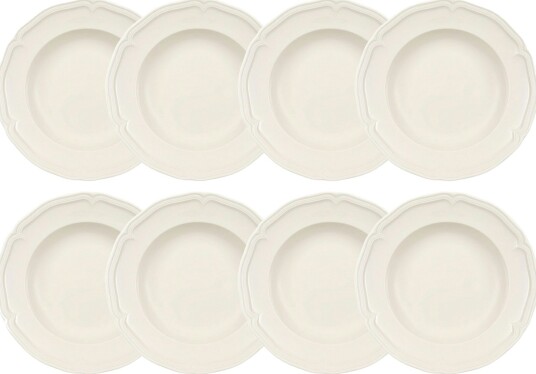 Manoir Dyp Tallerken 23 cm 8-pk