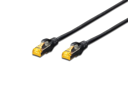 Digitus S-FTP PatchCord Cat6a. LSZH CU. Black 2.0m Factory Sealed