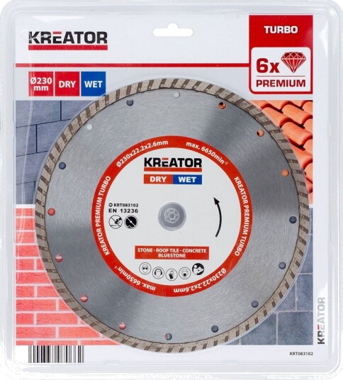 Diamant kappeskive 230 mm TURBO