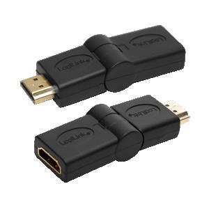 LogiLink HDMI Adapter, AM to AF, 180 degree