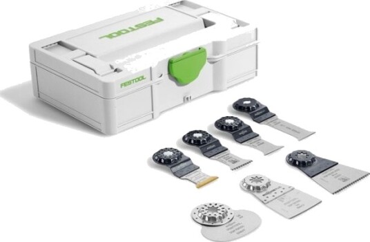 Festool SYS3 S 76-OSC-SORT/7 Sagbladsett For Multiverktøy - 7 Deler