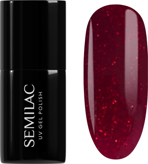 SEMILAC UV Gel Polish Silky Rouge