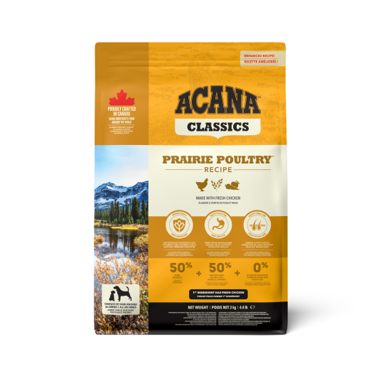 Dog Classics Prairie Poultry 2 kg Hund Veterinærfôr Acana Dog Classics Prairie Poultry 2 kg Hund Veterinærfôr Acana
