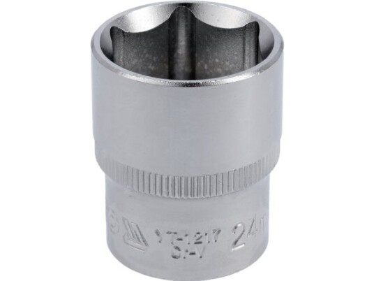 Yato 1/2" 24 Mm Stikkontakt i Krom-Vanadium Stål - YT-1217