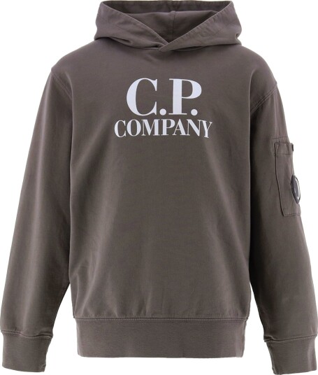 C.P. Company Hettegenser Mørkegrå m. Hvit C.P. Company 8 år 128 Hettegenser