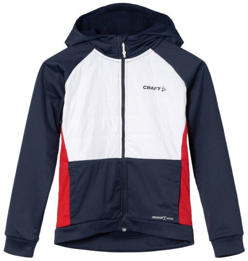 Craft Nor Adv Thermal Hood Xc Jacket Jr Blaze/Bright Red 158/164