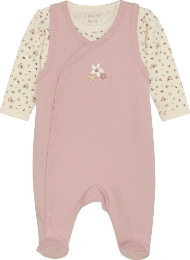 Blå   Babysett Body og Sparkebukse Shadow Gray   68