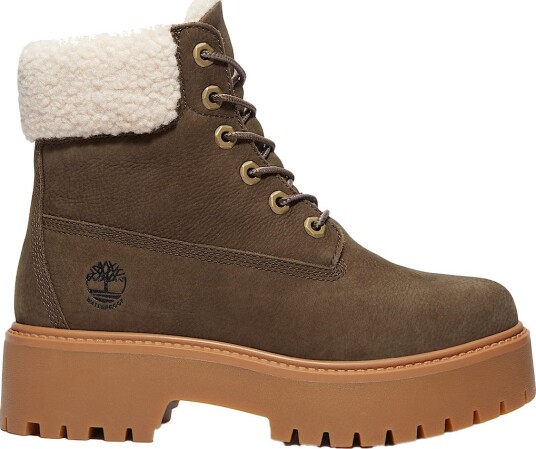 Timberland Stone Street 6 Inch WaterProof Teddy Fleece Brun 39.5