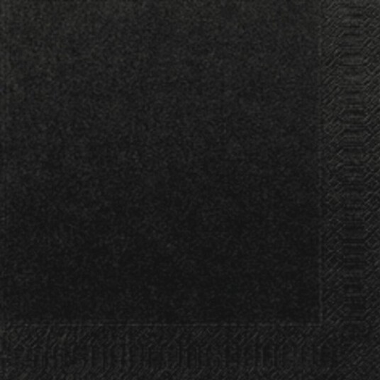 Serviet Duni 33X33 Cm 3 Lag Sort,125 Stk/Pk