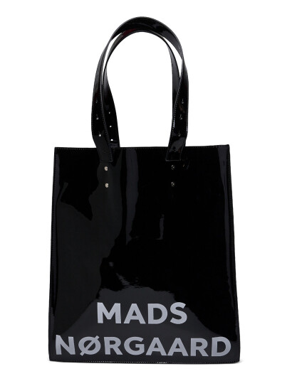 Mads Nørgaard Press Lacquer Foxy Shopper - Black - ONE SIZE Mads Nørgaard Press Lacquer Foxy Shopper - Black - ONE SIZE