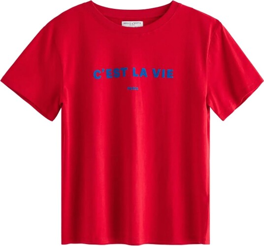 Lindex T Shirt Red L