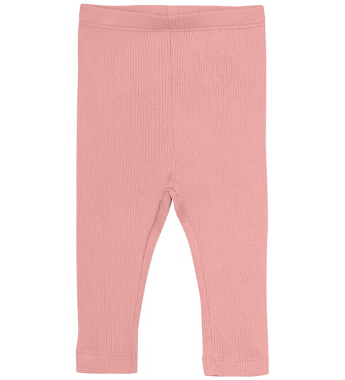 Minymo Leggings   Modal/Bomull   Rib   Rosett   Minymo   68   Leggings   Rosa   62