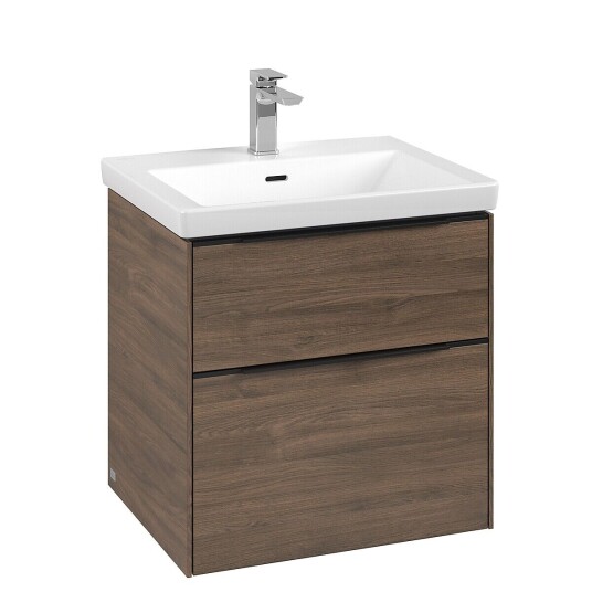 Villeroy & Boch  Subway 3.0 Servantskap m/2 skuffer 572x576x478 mm Arizona Eik