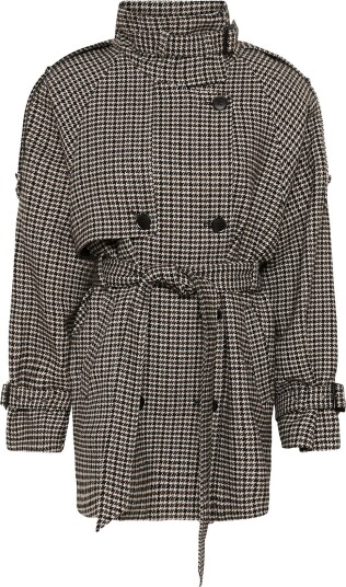 Gestuz Gzavic Midi Ht Jacket BROWN/GREEN HOUNDSTOOTH 36