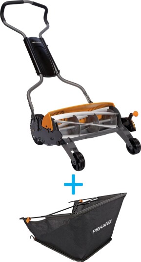 Fiskars StaySharp Reel Mower + Grass Catcher Fiskars StaySharp Reel Mower + Grass Catcher