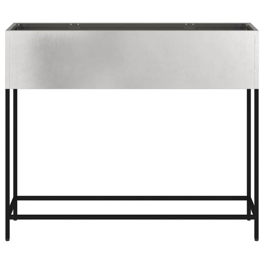  Hevet Hagebed 100x26x82 cm Rustfritt Stål