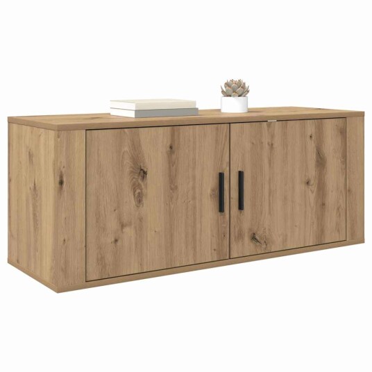 Vegghengt TV hylle Veggmontert Artisan Eik 100 x 34,5 x 40 cm Vegghengt TV hylle Veggmontert Artisan Eik 100 x 34,5 x 40 cm