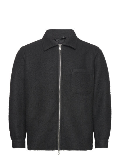 Garment Project Teddy Unlined Jacket Black Black S