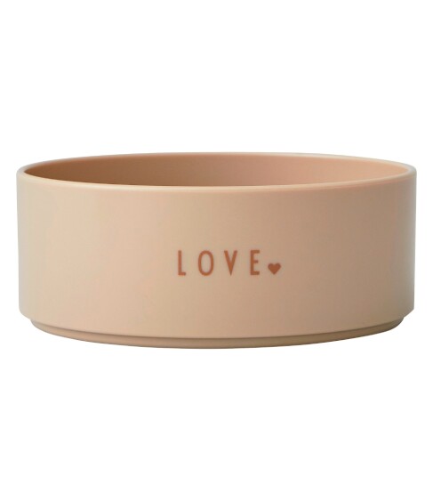 Design Letters favorittskål mini Love (beige)