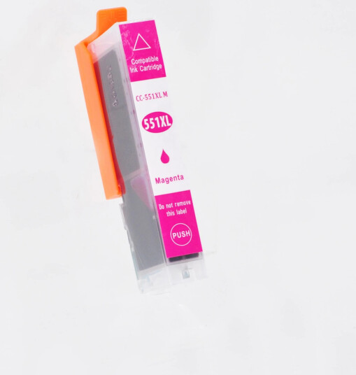 TB Blekkpatron CLI-551 Magenta Høykapasitet (11ml), erstatter Canon CLI-551XLM/6445B001