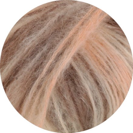 Lana Grossa Superkid Seta Garn 110 Beige/fersken/laks/gråbrun Lana Grossa Superkid Seta Garn 110 Beige/fersken/laks/gråbrun