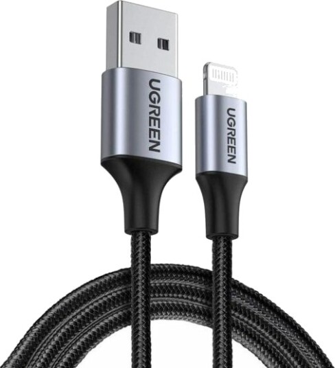 Kabel Ugreen Us199 Lightning Til Usb 2,4A 1M Loddet
