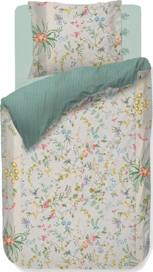 Pip Studio Petites Fleurs Khaki 140X220 Pip Studio Petites Fleurs Khaki 140X220