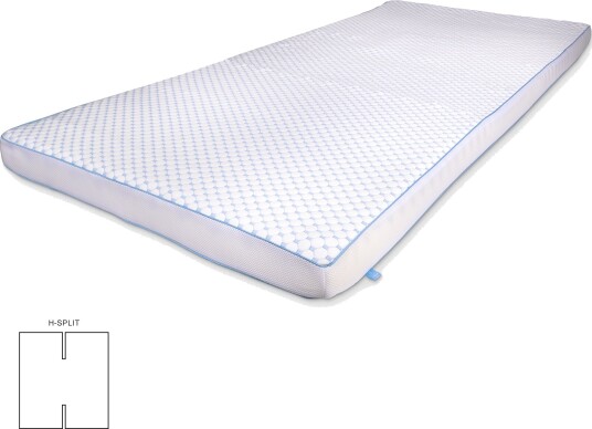 Kjølende H splittet topmadras 180x210 cm 7 soner Luksus memoryskum topmadras 8 cm høy SLEEP TECH By Borg Kjølende H splittet topmadras 180x210 cm 7 soner Luksus memoryskum topmadras 8 cm høy SLEEP TECH By Borg