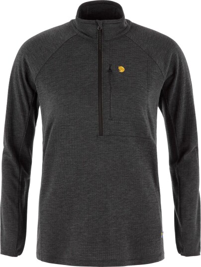 Fjellreven Men"s Bergtagen Midlayer Half Zip Black S