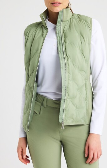 Röhnisch Padded Windbreaker Golfvest dame Sage Green X Small