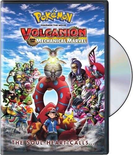 Pokemon The Movie 19: Volcanion & The Mechanical DVD Pokemon The Movie 19: Volcanion & The Mechanical DVD