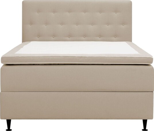 Hilton Plus Komplett sengepakke med oppbevaring 120x200 cm - Beige