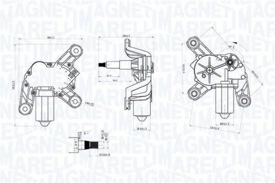 Visker motor MAGNETI MARELLI 064070700010