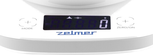 Zelmer ZKS1460 Kjøkkenvekt - Maks 5kg, LCD-skjerm, Berøringsfunksjon - Hvit Zelmer ZKS1460 Kjøkkenvekt - Maks 5kg, LCD-skjerm, Berøringsfunksjon - Hvit