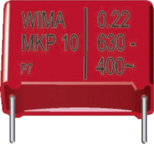 Wima Mkp1f051007h00kssd 1 Stk Mkp Foliekondensator Med Radial Ledning 10 Μf 250 V/Dc 10 % 37,5 Mm L X B X H 41,5 X 24 X 45,5 Mm Wima Mkp1f051007h00kssd 1 Stk Mkp Foliekondensator Med Radial Ledning 10 Μf 250 V/Dc 10 % 37,5 Mm L X B X H 41,5 X 24 X 45,5 Mm